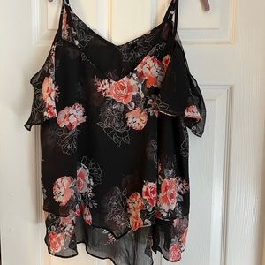 Torrid cold shoulder top. Size 0